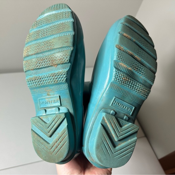 Hunter Original Kids Gloss Rubber Rain Boots - Picture 10 of 10